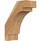 Ekena Millwork 6"W x 12"D x 16"H Merced Rough Sawn Knee Brace, Western Red Cedar BRC06X12X16MRC00RWR - alternate 1